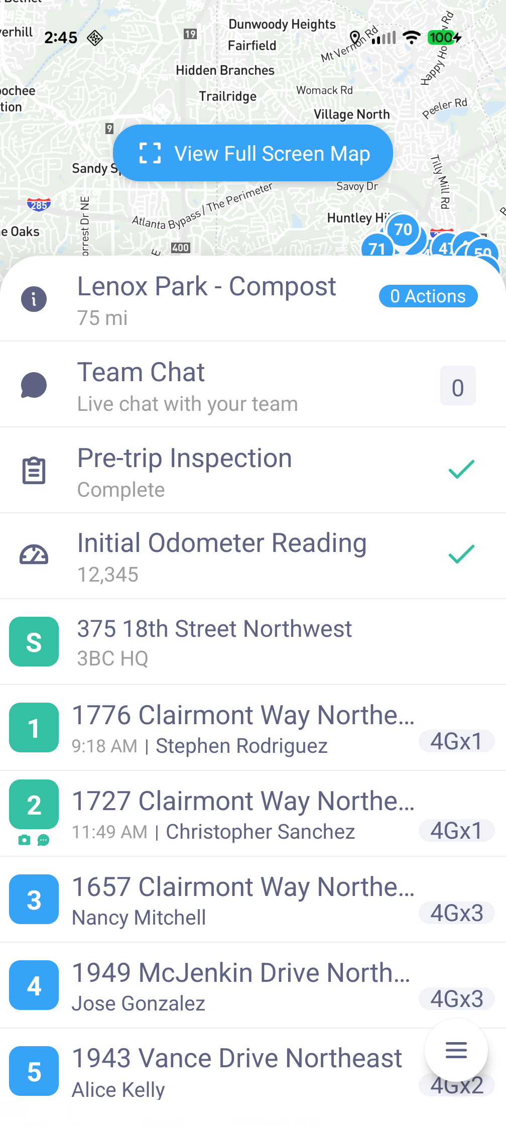 Mobile App screenshot